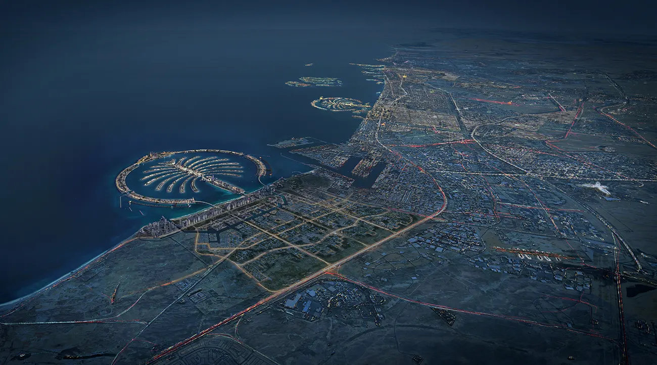 Palm Jebel Ali Villas -  Location Plan
