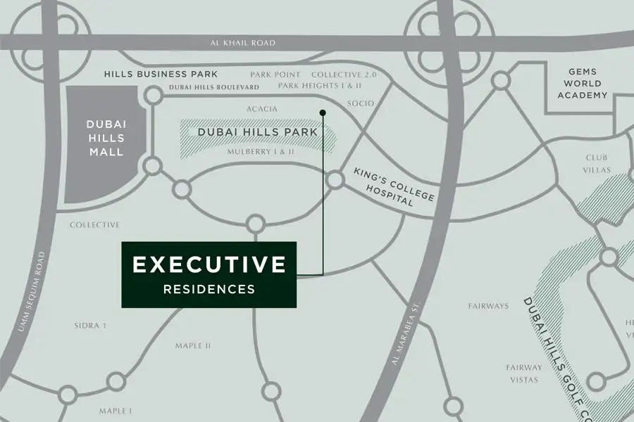 Executive Residences -  Location Plan