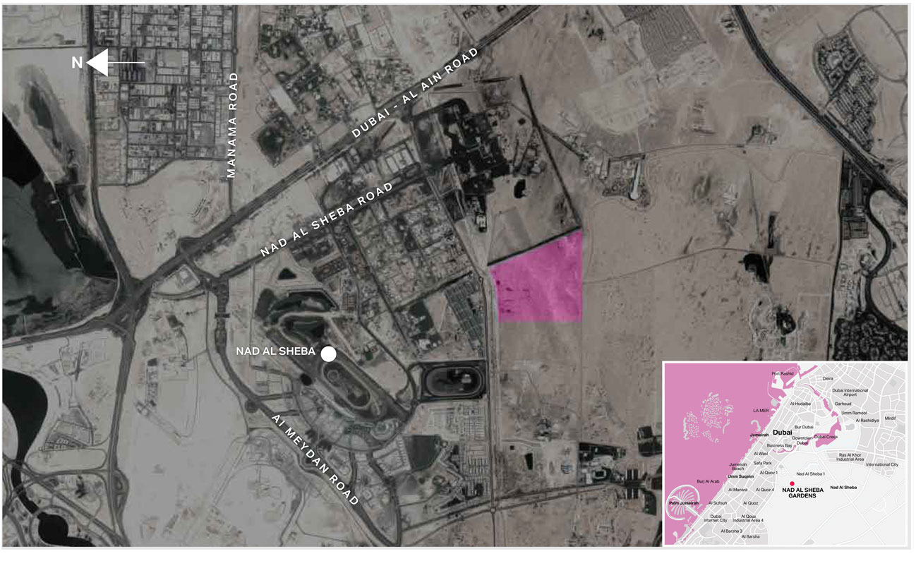 NAD Al Sheba Gardens by Meraas - Location Map