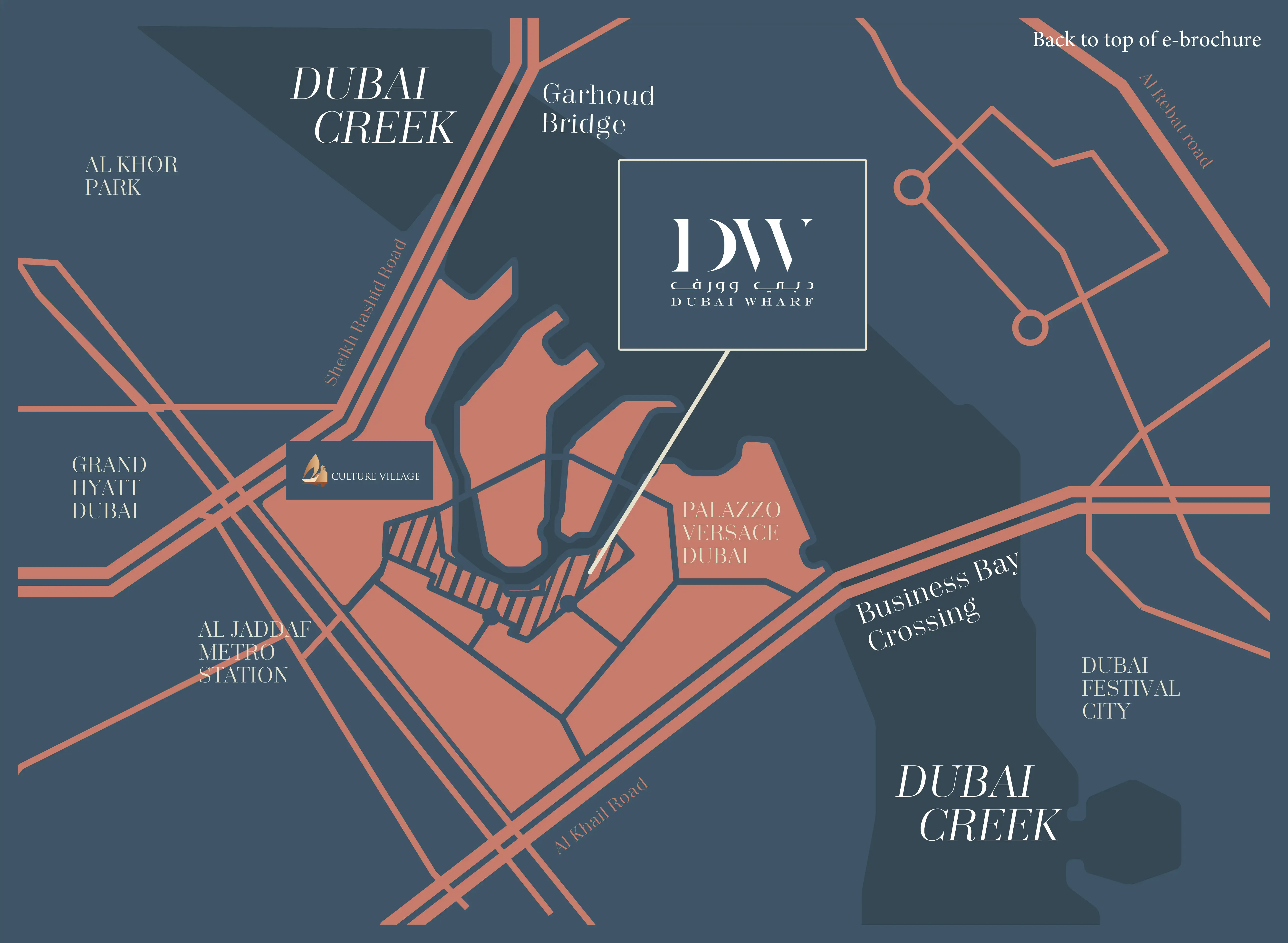 Dubai Wharf -  Location Plan