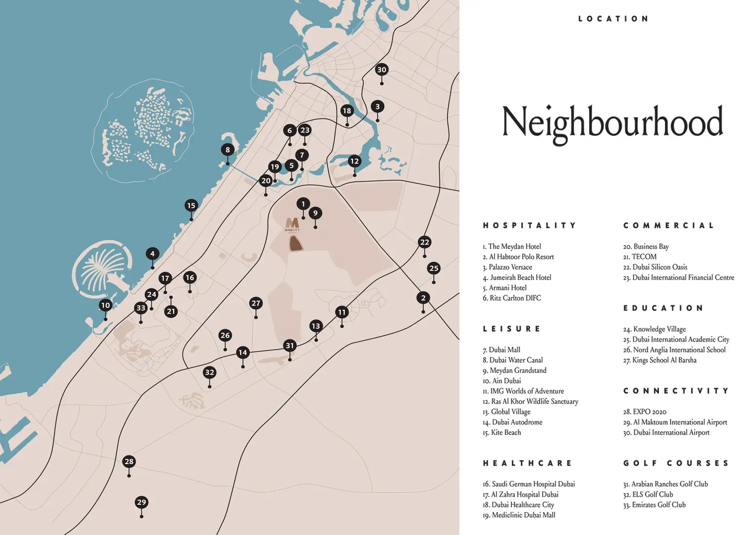 MAG City Meydan -  Location Plan